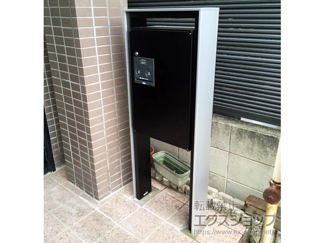 愛知県名古屋市のの機能門柱・ポスト フレムス ポール建てタイプ・ハーフタイプ 施工例