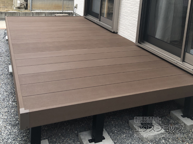 千葉県市川市ののウッドデッキ マージウッドデッキ 施工例