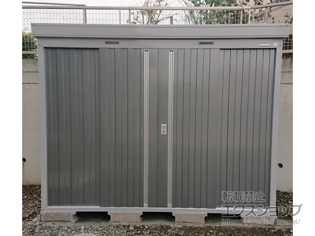 鹿児島県姶良市のの物置・屋外倉庫 ネクスタ 一般型 2630×1370×2020（NXN-36S） NXN-36S-PG 施工例