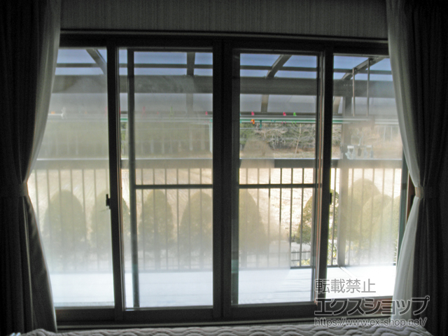 栃木県日光市のの二重窓（内窓） インプラス ダストバリア仕様 引違い窓 4枚建 施工例