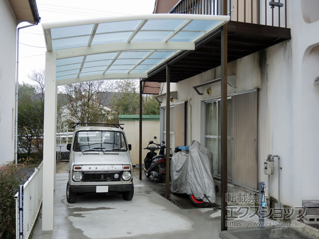 滋賀県東近江市ののカーポート レイナポートグラン　積雪〜20cm対応 施工例