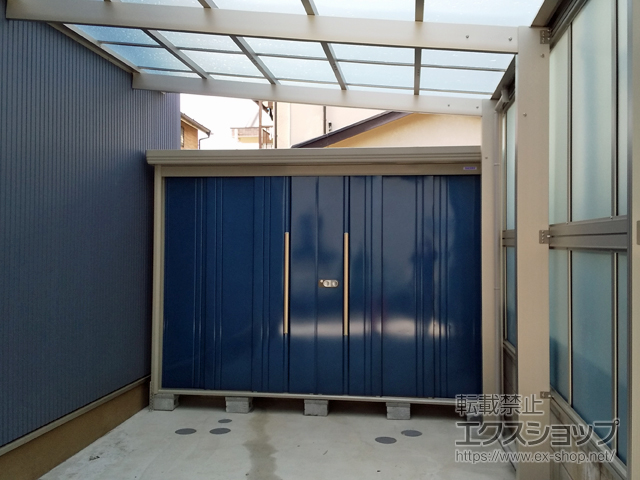 東京都立川市のの物置・屋外倉庫 Mr.ストックマンダンディ 一般型 2900×890×2110 ND-2908-D 施工例