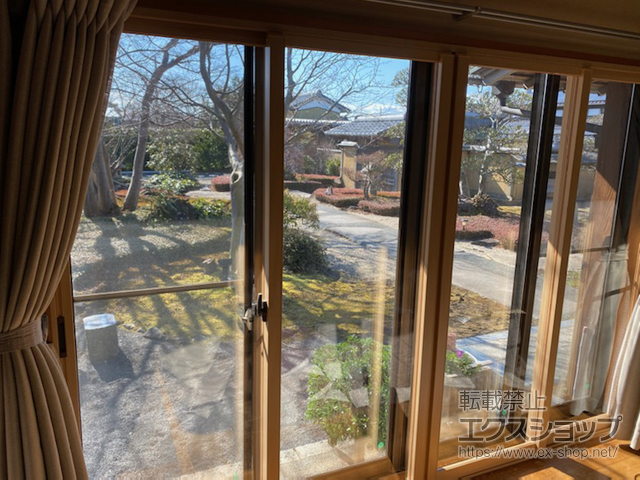 茨城県那珂市のの二重窓（内窓） プラマードU 引違い窓 4枚建 施工例