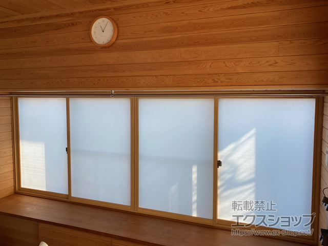 茨城県那珂市のの二重窓（内窓） プラマードU 引違い窓 4枚建 施工例