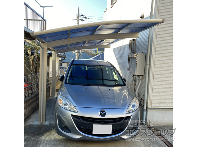 千葉県柏市ののカーポート プレシオスポート 積雪〜20cm対応 施工例