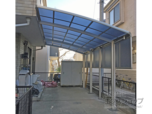 東京都東久留米市ののカーポート レイナベーカポートグラン 延長　積雪〜20cm対応 施工例