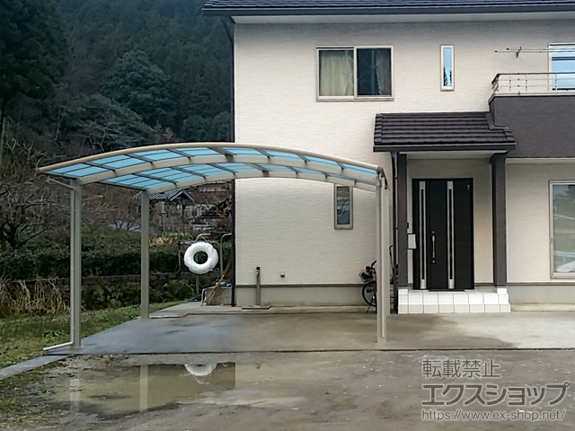 岡山県新見市ののカーポート レイナツインポートグラン　積雪〜20cm対応 施工例