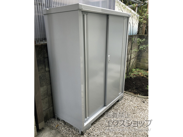 神奈川県大和市のの物置・屋外倉庫 シンプリー 一般型 1320×615×1603（MJX-136D-P） MJX-136D-P-FS 施工例