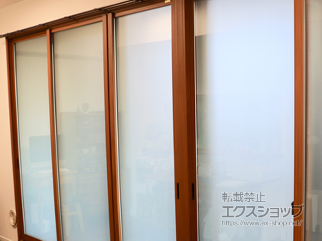 京都府京都市のの二重窓（内窓） インプラス ダストバリア仕様 引違い窓 2枚建+FIX窓 施工例