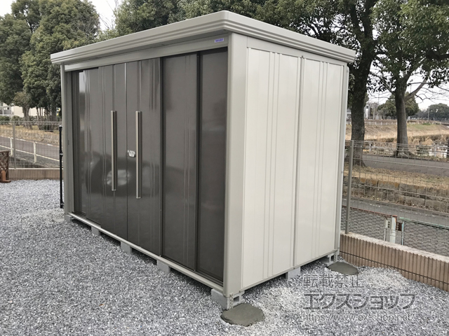 埼玉県久喜市のの物置・屋外倉庫 Mr.ストックマンダンディ 一般型 3232×1590×2110（ND-3215） ND-3215-B 施工例