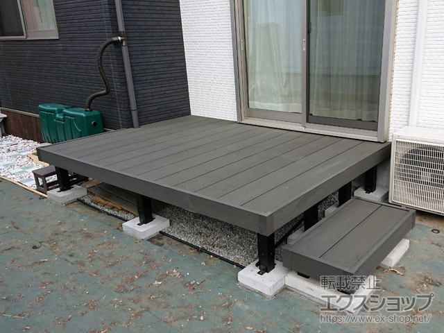 埼玉県北本市ののウッドデッキ リウッドデッキ 200 施工例