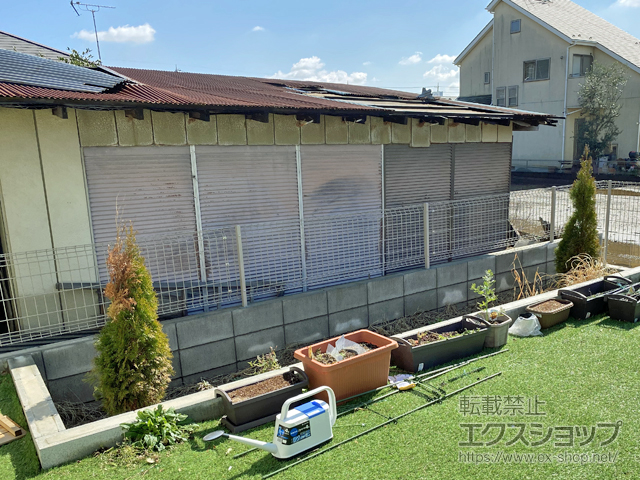 千葉県船橋市ののフェンス・柵 メッシュフェンス BB 自在柱 施工例