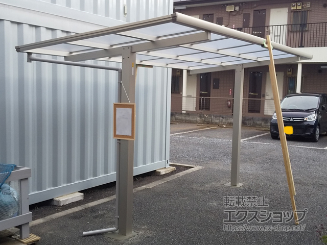 東京都東村山市ののサイクルポート・駐輪場 エフルージュグランミニ ZERO サイクルポートタイプ 積雪〜20cm 施工例