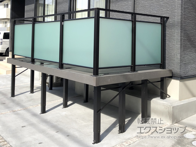 広島県広島市ののウッドデッキ リウッドデッキ200 施工例