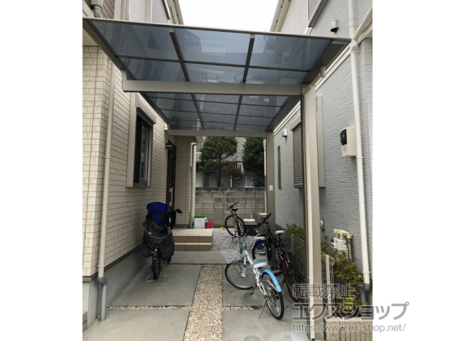 東京都調布市ののサイクルポート・駐輪場 ニューマイリッシュミニ 通常勾配 前上がり 施工例