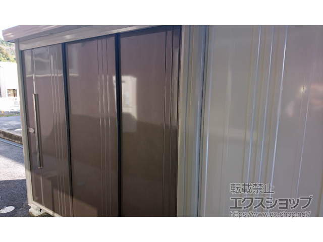 滋賀県彦根市のの物置・屋外倉庫 Mr.ストックマンダンディ 一般型 4415×1590×2110（ND-4415） ND-4415-B 施工例