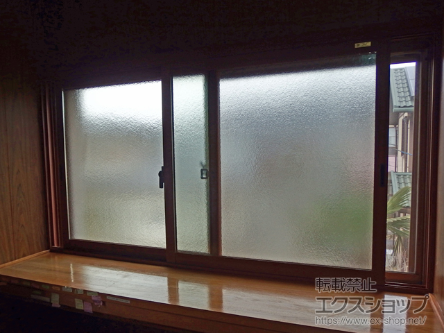 山梨県甲府市のの二重窓（内窓） インプラス ダストバリア仕様 引違い窓 2枚建 施工例