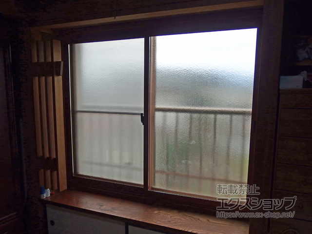 山梨県甲府市のの二重窓（内窓） インプラス ダストバリア仕様 引違い窓 2枚建 施工例