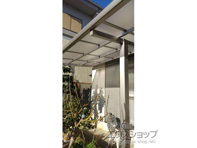 愛知県春日井市ののテラス屋根 エフルージュグランZERO テラスタイプ 積雪〜20cm対応 施工例