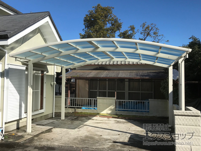 静岡県富士宮市ののカーポート レイナツインポートグラン　積雪〜20cm対応 施工例