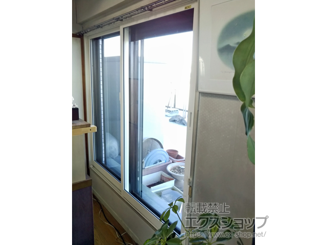 埼玉県越谷市のの二重窓（内窓） インプラス ダストバリア仕様 引違い窓 2枚建 施工例