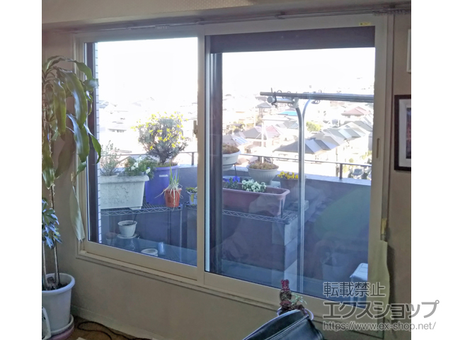 埼玉県越谷市のの二重窓（内窓） インプラス ダストバリア仕様 引違い窓 2枚建 施工例