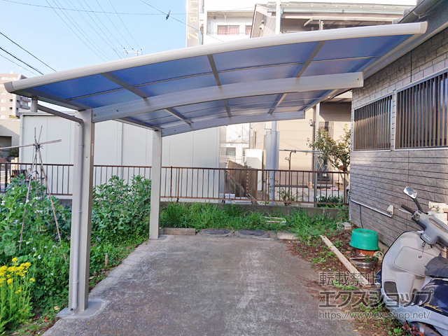 千葉県市原市ののカーポート プレシオスポート 積雪〜20cm対応 施工例