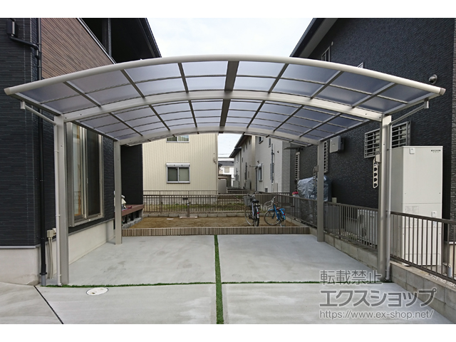 愛知県一宮市ののカーポート レイナツインポートグラン　積雪〜20cm対応 施工例
