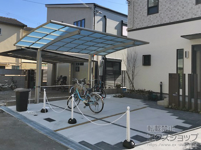 大阪府吹田市ののカーポート レイナポートグラン　積雪〜20cm対応 施工例