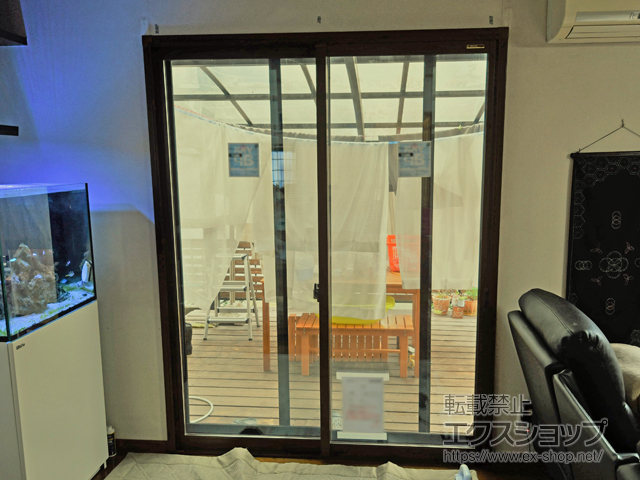 広島県広島市のの二重窓（内窓） プラマードU 引違い窓 2枚建 施工例