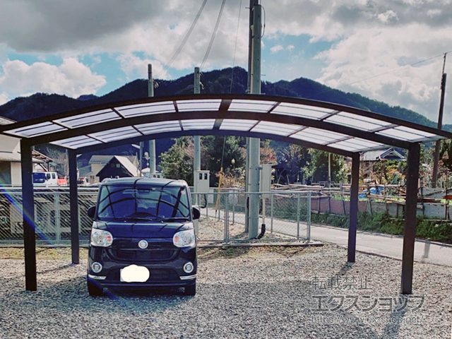 兵庫県丹波市ののカーポート レイナツインポートグラン　積雪〜20cm対応 施工例