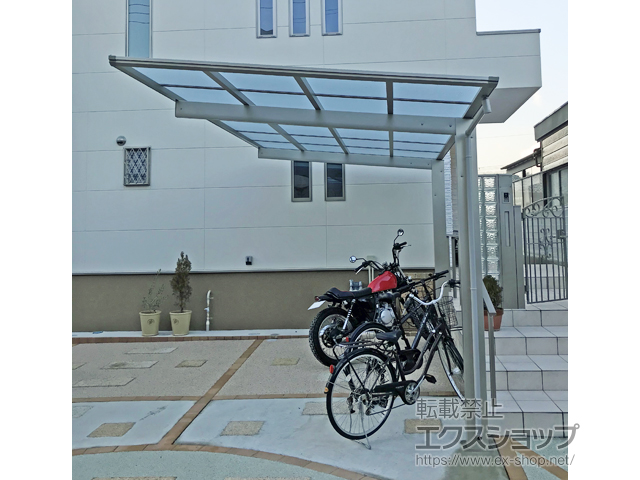 大阪府豊能郡豊能町ののカーポート エフルージュグラン　積雪〜20cm対応 施工例