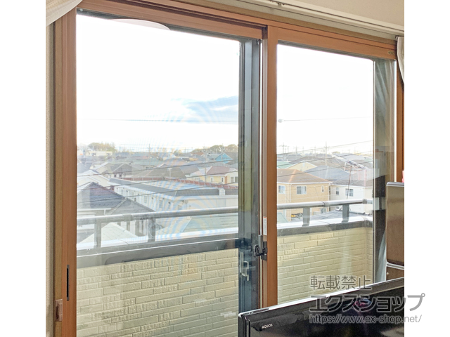 千葉県柏市のの二重窓（内窓） インプラス ダストバリア仕様 引違い窓 2枚建 施工例