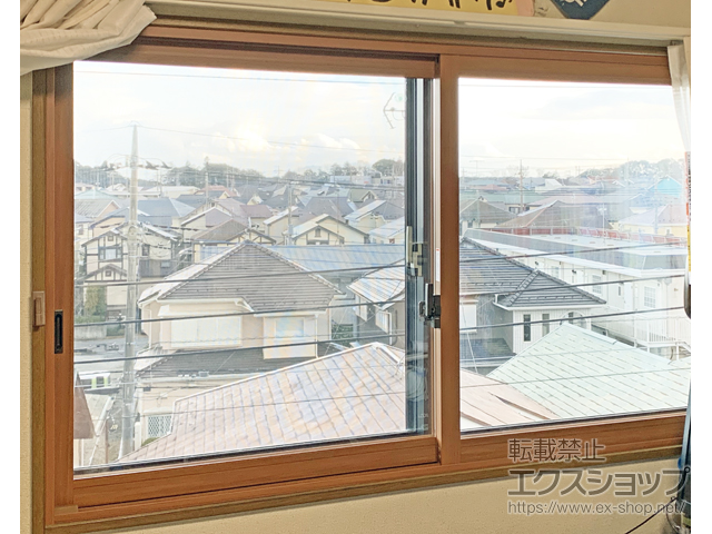 千葉県柏市のの二重窓（内窓） インプラス ダストバリア仕様 引違い窓 2枚建 施工例