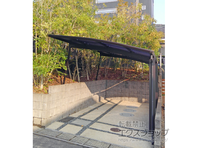 大分県臼杵市ののカーポート プレシオスポート 積雪〜20cm対応 施工例