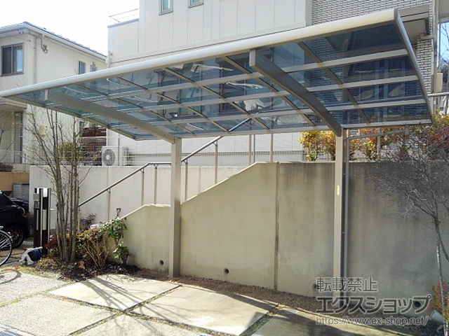 愛知県豊田市ののカーポート プレシオスポート 積雪〜20cm対応 施工例