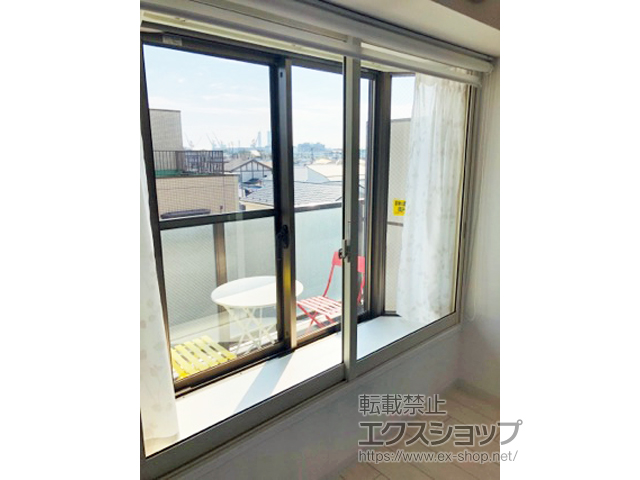 神奈川県横浜市のの二重窓（内窓） インプラス ダストバリア仕様 引違い窓 2枚建 施工例