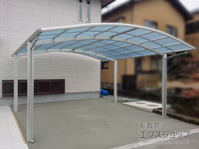 熊本県上益城郡御船町ののカーポート レイナツインポートグラン　積雪〜20cm対応 施工例