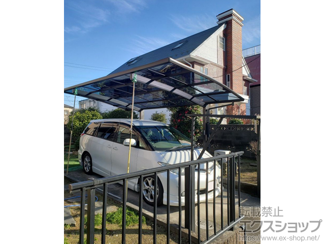 千葉県千葉市ののカーポート プレシオスポート 積雪〜20cm対応 施工例