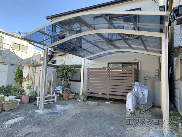 東京都江戸川区ののカーポート レイナツインポートグラン　積雪〜20cm対応 施工例