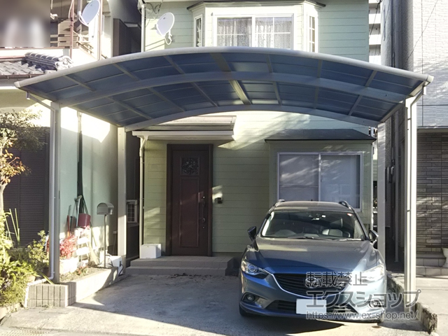 鹿児島県鹿児島市ののカーポート レイナツインポートグラン　積雪〜20cm対応 施工例