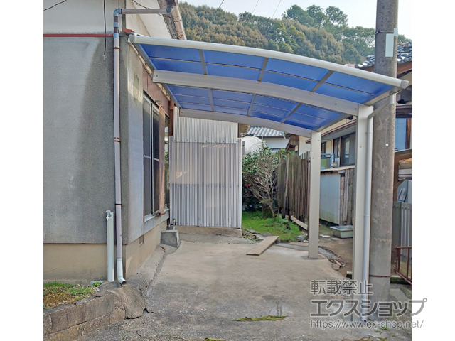 福岡県久留米市ののカーポート プレシオスポート 積雪〜20cm対応 施工例