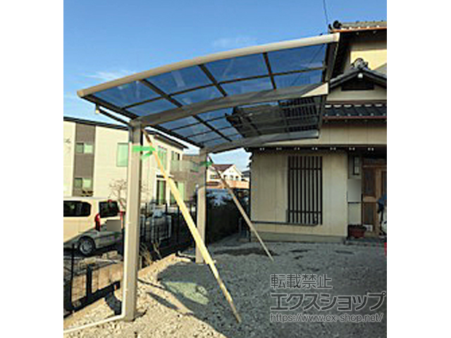 愛知県安城市ののカーポート プレシオスポート 積雪〜20cm対応 施工例