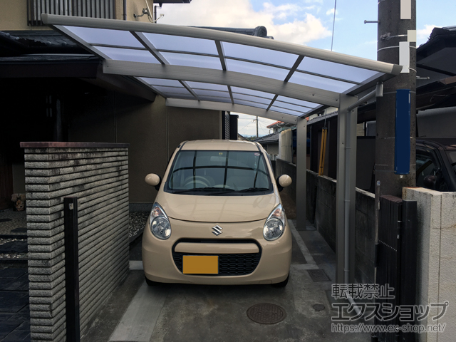 熊本県熊本市ののカーポート プレシオスポート 積雪〜20cm対応 施工例