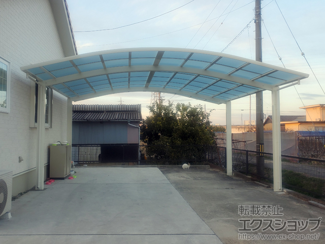愛知県安城市ののカーポート レイナツインポートグランZ　積雪〜20cm対応 施工例