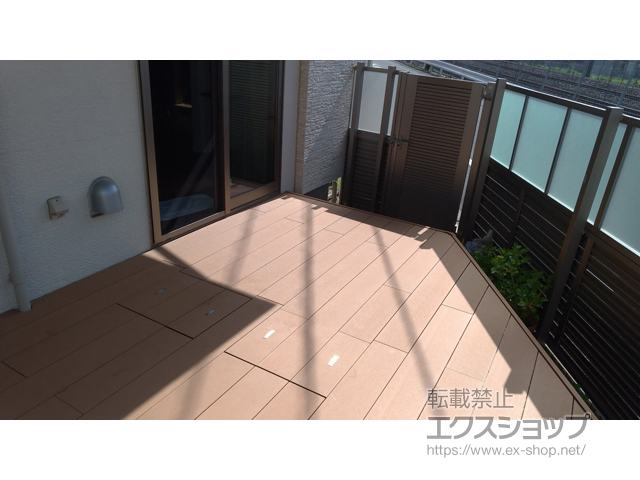 千葉県流山市ののウッドデッキ リウッドデッキ 200 施工例