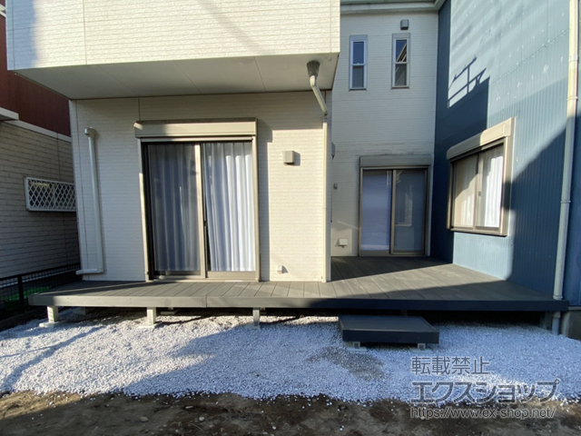 群馬県藤岡市ののウッドデッキ リウッドデッキ 200 施工例