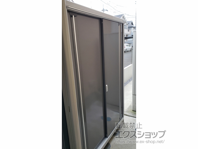 東京都町田市のの物置・屋外倉庫 シンプリー 一般型 1320×905×1903（MJX-139E-P） MJX-139E-P-PG 施工例