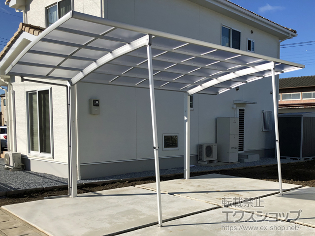 群馬県太田市ののカーポート レイナポートグラン　積雪〜20cm対応 施工例