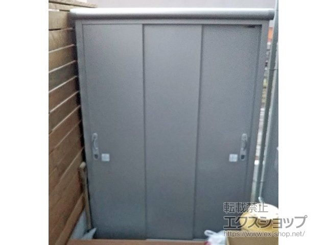 東京都東村山市のの物置・屋外倉庫 エスモ 一般型 1350×900×1959（ESE-1309A） ESE-1309A-SS 施工例